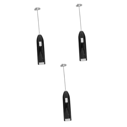 VICASKY 3 Stück Elektrischer Handmixer mit Abnehmbarem Rührbesen Kabelloser Multifunktionaler Eierquirl für Sahne Latte Art und Teig Batterielos für Backen und von VICASKY