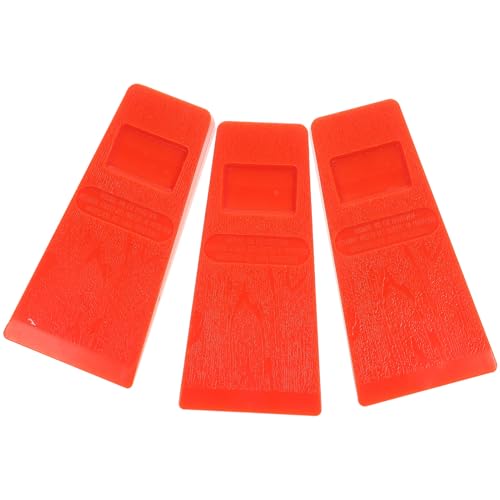 VICASKY 3 Stück Fällkeile für Baumfällung Orange Wiederverwendbare und Langlebige Baum Werkzeuge mit Spikes für Sicheres Schneiden und Einfache Handhabung VICASKY 3 Stück Fällkeile für Baumfällung Orange Wiederverwendbare und Langlebige Baum Werkzeuge mit Spikes für Sicheres Schneiden und Einfache Handhabung von VICASKY