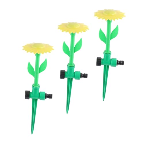 VICASKY 3 Stück Gelber Sonnenblumen Sprinkler mit Erdspieß Wasserdichter Gartensprühkopf aus Rostfreiem Kunststoff für Rasenbewässerung und Gemüsegarten Installieren und Langlebig VICASKY 3 Stück Gelber Sonnenblumen Sprinkler mit Erdspieß Wasserdichter Gartensprühkopf aus Rostfreiem Kunststoff für Rasenbewässerung und Gemüsegarten Installieren und Langlebig von VICASKY