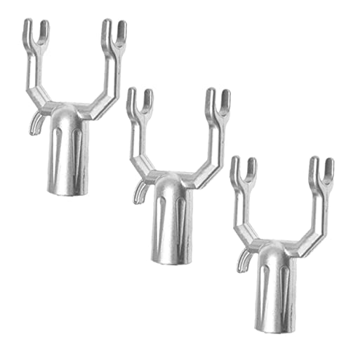 VICASKY 3 Stück Kleiderstangenköpfe aus Austauschbare Gabelköpfe für Wäscheaufhängung im Haushalt für Balkon und Kleiderschrank Zubehör für Kleiderständer von VICASKY