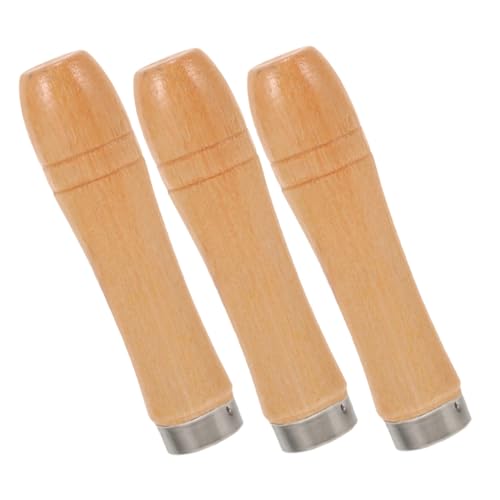 VICASKY 3 Stück Teiliges Holzgriff Ersatz Griff für Pfannen Bratpfannen Kochgeschirr Robustes Hitzebeständiges Griff mit Loch Komfortabel und Langlebig für Küchenpfannen und Spatel VICASKY 3 Stück Teiliges Holzgriff Ersatz Griff für Pfannen Bratpfannen Kochgeschirr Robustes Hitzebeständiges Griff mit Loch Komfortabel und Langlebig für Küchenpfannen und Spatel von VICASKY