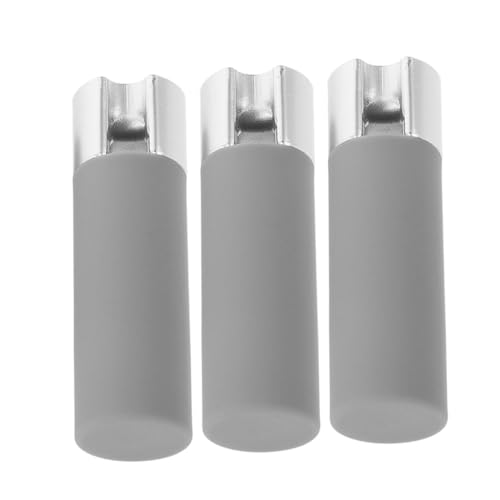 VICASKY 3 Stück Teiliges Jalousien Zugband Gewichte aus Schweres Design für Außenbereich Matte Graue Beschwerer für Vorhangzug und Windschutz Einfache Montage ohne Bohren von VICASKY