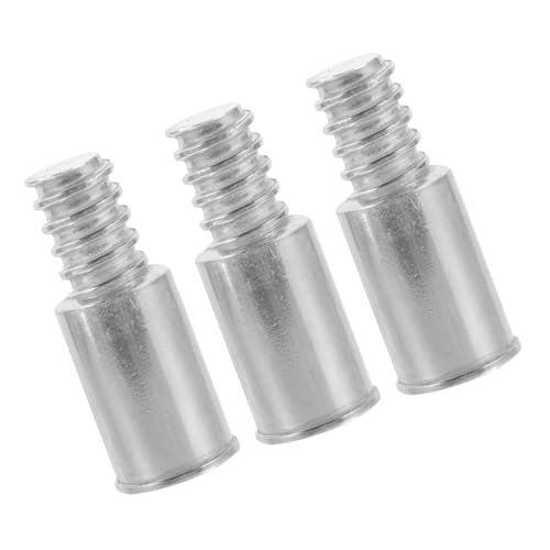 VICASKY 3 Stück Teiliges Metall Gewindeadapter Besenstiel Verbinder für Gerade und Teleskopstangen Robuste Metallausführung Passend für Besen Mopps und Reinigungsgeräte Langlebig und von VICASKY