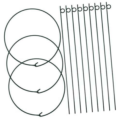 VICASKY 3 Stück Teiliges Pflanzenstützset Grün Wetterfeste Rankhilfe für Kletterpflanzen und Blumen Vielseitige Pflanzenstützen für Drinnen und Draußen Abnehmbare Gartenstäbe mit VICASKY 3 Stück Teiliges Pflanzenstützset Grün Wetterfeste Rankhilfe für Kletterpflanzen und Blumen Vielseitige Pflanzenstützen für Drinnen und Draußen Abnehmbare Gartenstäbe mit von VICASKY