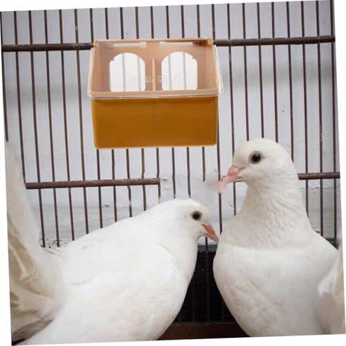 VICASKY 3 Stück Teiliges Vogelfutterspender mit Zwei Fächern Großer Kapazität zum Aufhängen Am Vogelkäfig Multi Grid Design zur Futterverteilung Einfache für Tauben und Kleinvögel VICASKY 3 Stück Teiliges Vogelfutterspender mit Zwei Fächern Großer Kapazität zum Aufhängen Am Vogelkäfig Multi Grid Design zur Futterverteilung Einfache für Tauben und Kleinvögel von VICASKY