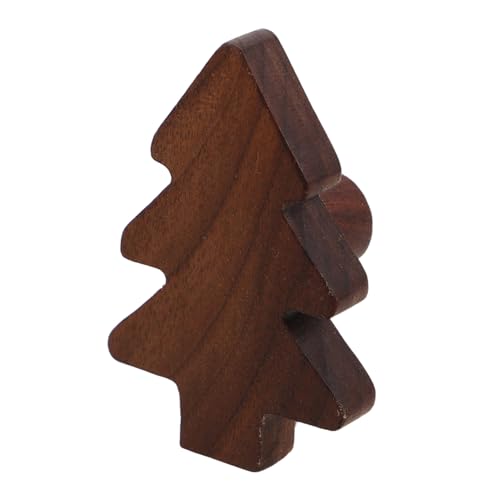 VICASKY 3 Stück Teiliges Weihnachtsbaum Holz Möbelgriffe Sichere Kinderschrankknöpfe Robuste Schubladengriffe Minimalistisches Design Dekorative Möbelknöpfe für Kommoden und Schränke von VICASKY