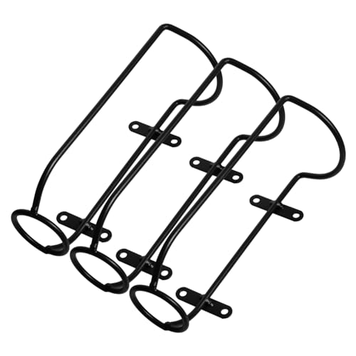 VICASKY 3 Stück Wandmontiertes Weinregal aus Robustem Metall Platzsparender Flaschenhalter für Rotwein und Weißwein für Küche Bar Wohnzimmer Praktisches Wand weinflaschen Display von VICASKY