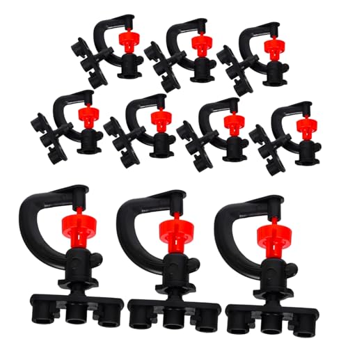 VICASKY 30 Stck. Wassersparende Sprühkopf Mikrosprinkleranschluss Gartenaufhängungsdüse Wassernebeldüse Sprühregner Mikrosprinkler Für Den Garten Mini -sprühdüse Teichsprühdüse Schwarz von VICASKY