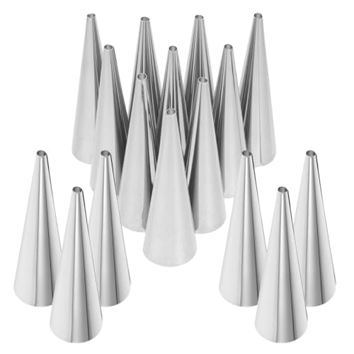 VICASKY 30 Stück Croissant Backform Croissant Dänische Gebäckform Kegelformen Zum Backen Brotbackwerkzeug Croissantröhren Croissantformen Röhrenhörnchenformen Silber VICASKY 30 Stück Croissant Backform Croissant Dänische Gebäckform Kegelformen Zum Backen Brotbackwerkzeug Croissantröhren Croissantformen Röhrenhörnchenformen Silber von VICASKY