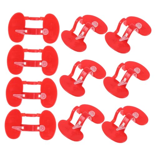 VICASKY 300 Stück Hühnerbrillen Mittlere Pinlose Geflügel schutzbrillen aus Langlebigem Passend Einfach zu Montieren Roter Augenschutz gegen Verletzungen und Streitigkeiten bei Hühnern VICASKY 300 Stück Hühnerbrillen Mittlere Pinlose Geflügel schutzbrillen aus Langlebigem Passend Einfach zu Montieren Roter Augenschutz gegen Verletzungen und Streitigkeiten bei Hühnern von VICASKY