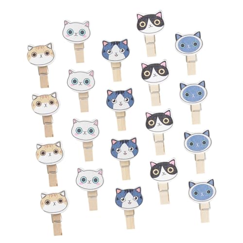 VICASKY 30stücke Katzen Holz Foto Klammer Dekorative Foto Clips Holz Bild Clips DIY Fotoklammer Katzen DIY VICASKY 30stücke Katzen Holz Foto Klammer Dekorative Foto Clips Holz Bild Clips DIY Fotoklammer Katzen DIY von VICASKY