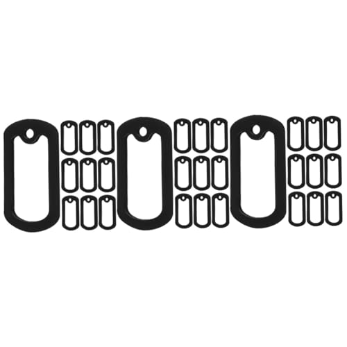VICASKY 36 Stck. Military Dog Tag Silencer aus Flexiblem Gummi Geräuschdämpfende Schutzhüllen für Hundemarken Robust Dehnbar Passend für Standard Id Tags für Hunde und Outdoor Einsatz von VICASKY