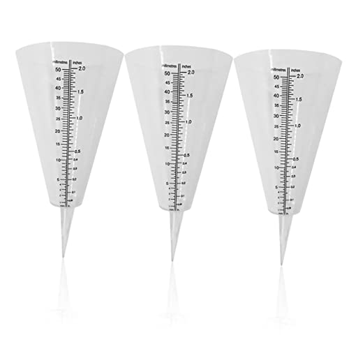 VICASKY 3stücke Teiliges Garten Regenmesser Niederschlagsmesser Aus Hochwertigem Transparent Für Landwirtschaft Und Gartenpflege VICASKY 3stücke Teiliges Garten Regenmesser Niederschlagsmesser Aus Hochwertigem Transparent Für Landwirtschaft Und Gartenpflege von VICASKY
