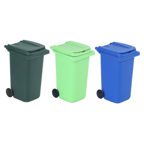 VICASKY 3Stücke Mini Abfallbehälter für Schreibtisch Kreative Tischmülleimer mit Deckel Robuster Design für Büro und Zuhause als Stifthalter und Abfallbehälter VICASKY 3Stücke Mini Abfallbehälter für Schreibtisch Kreative Tischmülleimer mit Deckel Robuster Design für Büro und Zuhause als Stifthalter und Abfallbehälter von VICASKY