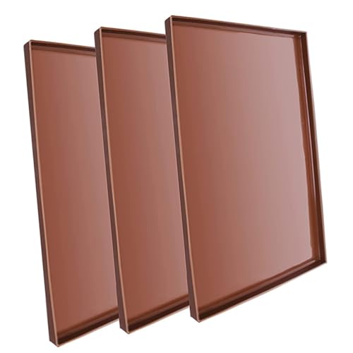 VICASKY 3 Stücke Silikon Dörrmatte Wiederverwendbare Backmatte Lebensmittelechtes Silikon Hitzeresistent für Obst und Gemüse VICASKY 3 Stücke Silikon Dörrmatte Wiederverwendbare Backmatte Lebensmittelechtes Silikon Hitzeresistent für Obst und Gemüse von VICASKY