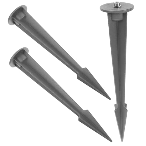 VICASKY 3Stücke Teiliges Erdspieß für Solarlampen Robuste Gartenlampen Stützen Legiertem Material zu Installieren für Außenbeleuchtung von VICASKY