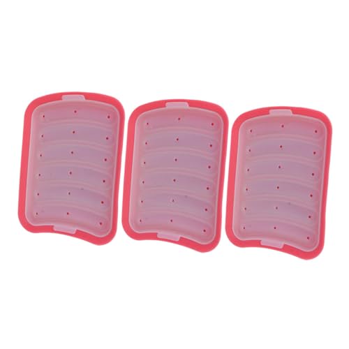VICASKY 3stücke Silikonformen Zum Backen Von Hotdogs Wiederverwendbare Gebäckformen Aus Silikon Flexibles Backgeschirr Für Lebensmittel Und Diy-projekte von VICASKY