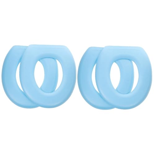 VICASKY 4 STK. Eva Wc-sitzauflagen Gepolstert Warm rutschfest Toilettensitzbezug Passend für Altersgruppen Badezimmerkomfort von VICASKY