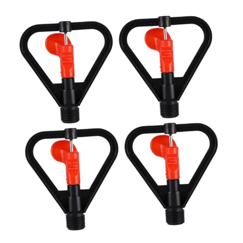 VICASKY 4 STÜCKE Automatischer Bewässerungs Sprinkler mit Sprühdüsen Robuste Kunststoff Gartenbewässerung für und Pflanzenpflege Vielseitig Einsetzbar von VICASKY