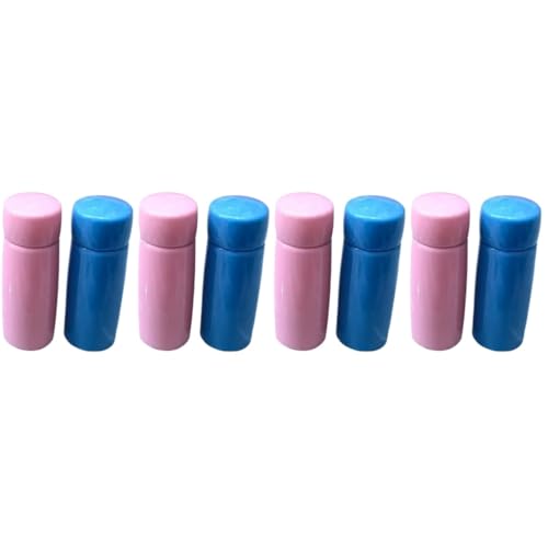 VICASKY 4 Sätze Mini Isoliertes Wasserbecher Dollhouse Kitchen Accessoire Puppenhausminiaturen Miniaturhauszubehör Puppenhaus Wasserflaschen Miniatur Miniaturflasche Harz 2 Stück * 4 von VICASKY
