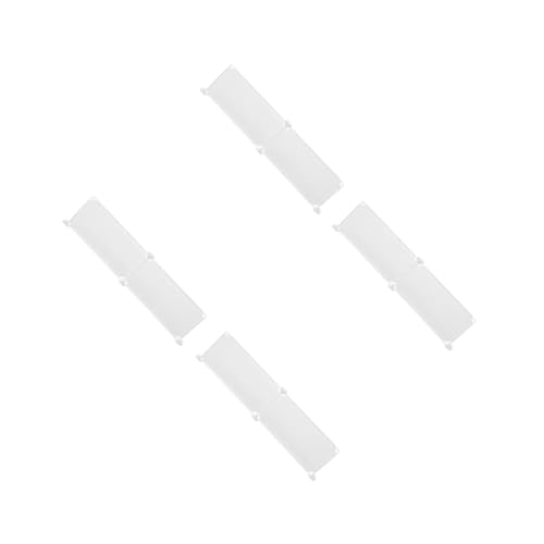 VICASKY 4 Stück Couch Gap Blocker Umweltfreundlicher Kunststoff Möbelunterseite Schutzplatte für Haustiere Verhindert Katzen Hunde unter Sofa und Bett von VICASKY