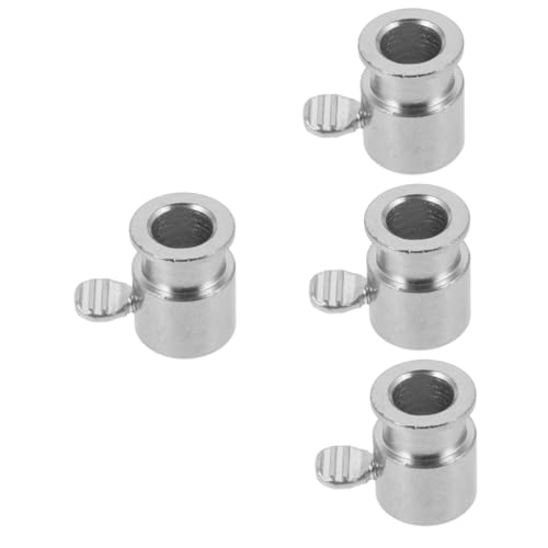 VICASKY 4 Stück Edelstahl Grillspieß Halterung Rotisserie Rod Stopper Spießhalter für Gasgrill Zubehör mit Stabilem Design und Einfachem Zusammenbau Passend für Drehspieße und von VICASKY