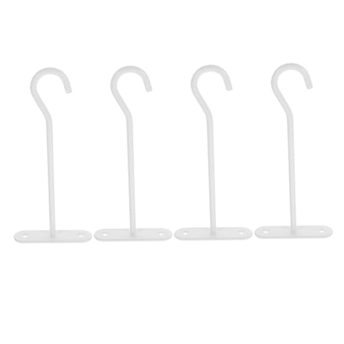 VICASKY 4 Stück Hängende Pflanzenhaken Set Metall Deckenhaken für Pflanzen Dekoration Robust und Vielseitig Einsetzbar für und Außenbereich für Balkone und VICASKY 4 Stück Hängende Pflanzenhaken Set Metall Deckenhaken für Pflanzen Dekoration Robust und Vielseitig Einsetzbar für und Außenbereich für Balkone und von VICASKY