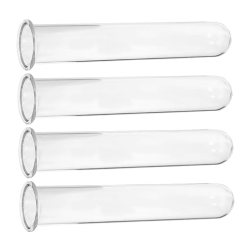 VICASKY 4 Stück Hydroponische Pflanzentests Röhren Transparente Glasvasen für Pflanzenvermehrung Dekorative Terrarium Zubehör Hochwertige Hydroponik Halter für Blumen und Ableger VICASKY 4 Stück Hydroponische Pflanzentests Röhren Transparente Glasvasen für Pflanzenvermehrung Dekorative Terrarium Zubehör Hochwertige Hydroponik Halter für Blumen und Ableger von VICASKY