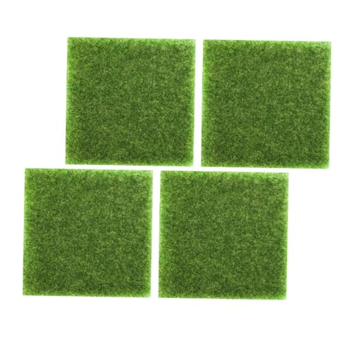VICASKY 4 Stück Kunstgrasmatte Realistische Grüne Rasenteppiche für Garten Wohnzimmer Balkon Büro und Hochzeitsdekoration Langlebig und Pflegeleicht VICASKY 4 Stück Kunstgrasmatte Realistische Grüne Rasenteppiche für Garten Wohnzimmer Balkon Büro und Hochzeitsdekoration Langlebig und Pflegeleicht von VICASKY