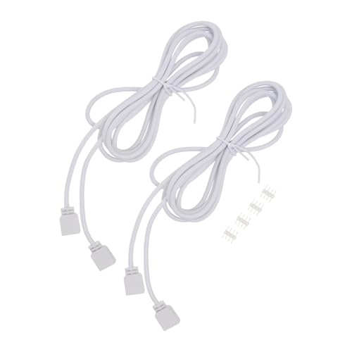 VICASKY 4 Stück Rgb LED Streifen Verlängerungskabel mit Poligem Steckverbinder Flexibles PVC Kabel für Smd Lichtleisten Einfache Installation ohne Löten Kompatibel für LED VICASKY 4 Stück Rgb LED Streifen Verlängerungskabel mit Poligem Steckverbinder Flexibles PVC Kabel für Smd Lichtleisten Einfache Installation ohne Löten Kompatibel für LED von VICASKY