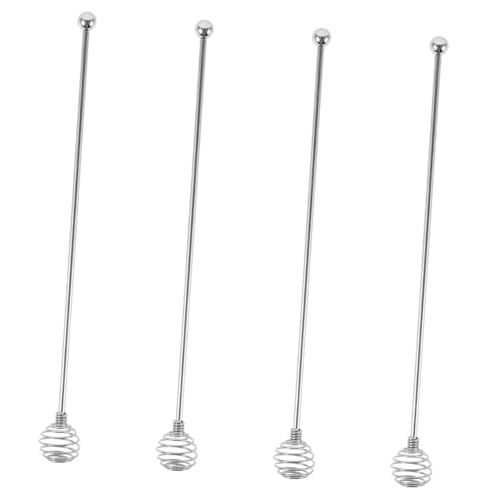 VICASKY 4 Stück Rührstäbchen Wiederverwendbare Cocktail Rührer Honigform zum von Kaffee Cocktails und Getränken Leicht zu Reinigen und Langlebig VICASKY 4 Stück Rührstäbchen Wiederverwendbare Cocktail Rührer Honigform zum von Kaffee Cocktails und Getränken Leicht zu Reinigen und Langlebig von VICASKY