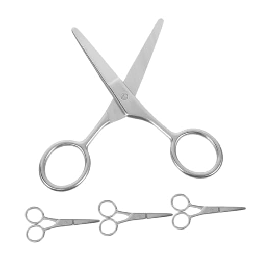 VICASKY 4 Stück Rundkopf Schneidescheren Augenbrauenschneider Wimpernverlängerung und Nasenhaarschneider für Präzises Trimmen für Unterwegs und Vielseitige Anwendung VICASKY 4 Stück Rundkopf Schneidescheren Augenbrauenschneider Wimpernverlängerung und Nasenhaarschneider für Präzises Trimmen für Unterwegs und Vielseitige Anwendung von VICASKY