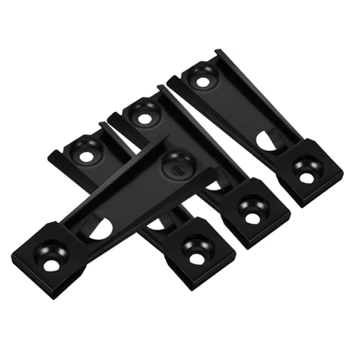 VICASKY 4 Stück Sofa -Hardware -verbindungsteile Reparatur Der Couchmechanismus Couchzubehör Liegefixierklemme Möbelstabilisierungshalterung Liegeunterstützungshalterung Schwarz Eisen von VICASKY
