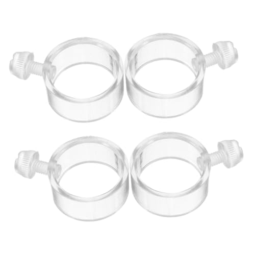 VICASKY 4 Stück Teiliges Fahnenmast Befestigungsset aus Robustem Kunststoff Einfache Anbringung ohne Werkzeug Stabile Flaggenhalter Clips für Outdoor und Portable Kleine Fahnenmasten von VICASKY