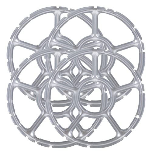 VICASKY 4 Stück Teiliges Gusseisen Gasherd Wok Ring Rutschfester Topfhalter für Gasherd Hochtemperaturbeständig Einfach zu Reinigen Vielseitig Einsetzbar für Töpfe und Pfannen VICASKY 4 Stück Teiliges Gusseisen Gasherd Wok Ring Rutschfester Topfhalter für Gasherd Hochtemperaturbeständig Einfach zu Reinigen Vielseitig Einsetzbar für Töpfe und Pfannen von VICASKY