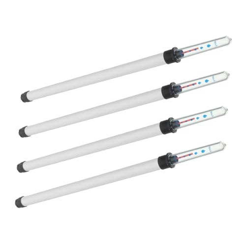 VICASKY 4 Stück Teiliges Pflanzen Wasserstandsanzeiger für Blumentöpfe Praktischer Wasserstandsanzeiger mit Schwimmer Robustes Kunststoff Messgerät zur Wasserstandsanzeige und von VICASKY