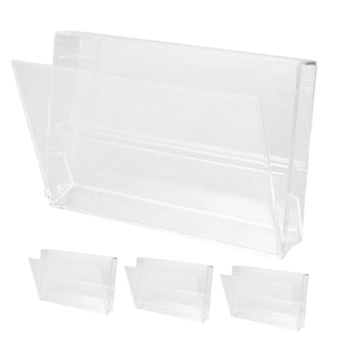 VICASKY 4 Stück Teiliges Set Klarer Kunststoff Kassettenband aufbewahrungsboxen Tragbarer Organizer mit Praktischem Design für Musik Kassetten Vielseitig Einsetzbar im Büro und Zuhause von VICASKY
