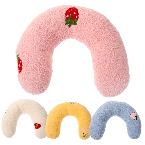 VICASKY 4 Stück Teiliges U förmiges Katzen nackenstützkissen für Tiefen Schlaf Weiches Bequemes Haustierkissen in Weiß Rosa Blau Gelb Schützt Wirbelsäule Atmungsaktiv für Ältere und VICASKY 4 Stück Teiliges U förmiges Katzen nackenstützkissen für Tiefen Schlaf Weiches Bequemes Haustierkissen in Weiß Rosa Blau Gelb Schützt Wirbelsäule Atmungsaktiv für Ältere und von VICASKY