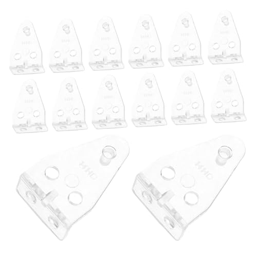 VICASKY 40 Stück Jalousie Halteclips Blind Hold Down Brackets für Fensterrollos Transparentes Design für Einfache Installation und Austausch Defekter von VICASKY