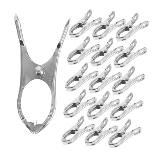VICASKY 40 Stück Teiliges Edelstahl Gewächshausklemmen Robuste Mehrzweck Clips für Gewächshausfolie und Sonnenschutznetz Langlebig Rostfrei Einfache Befestigung für Gartenpflanzen und von VICASKY