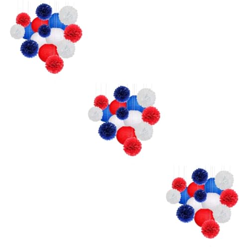 VICASKY 45 Stück Teiliges Set Papierblumen Laternen Rot Dekorative Lampions für Unabhängigkeitstag Party Bunte Papierdekoration zum Aufhängen Kreatives Partyzubehör für und Tagesfeiern VICASKY 45 Stück Teiliges Set Papierblumen Laternen Rot Dekorative Lampions für Unabhängigkeitstag Party Bunte Papierdekoration zum Aufhängen Kreatives Partyzubehör für und Tagesfeiern von VICASKY