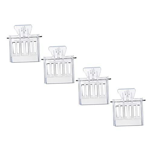 VICASKY 4Stücke Bienenkönigin Fänger Clips Transparentes Werkzeug Bienenzuchtausrüstung zum Schonenden und Markieren und Handlich von VICASKY