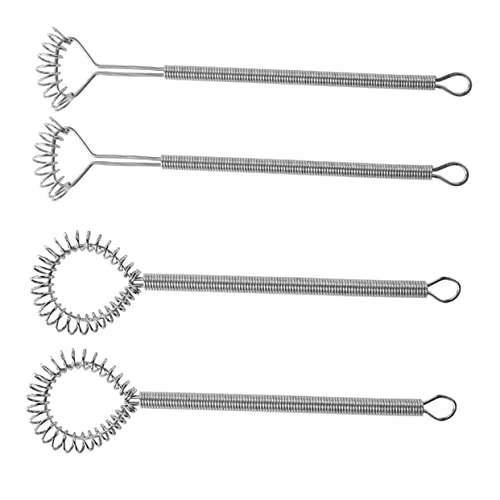 VICASKY 4Stücke Ergonomische Handmixer Multifunktionale Eierschläger und Cocktailmixer Spiralfeder und Rundmixer Eier Saucen und Getränke von VICASKY