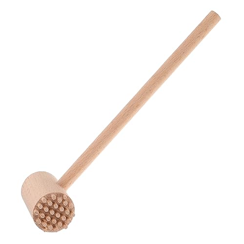 VICASKY 4Stücke Teiliges Holzhammer für Leichte Mini Hämmer Buchenholz für Lehrmittel und Hammerspiele Handlich und Sicher für Kleine Hände von VICASKY