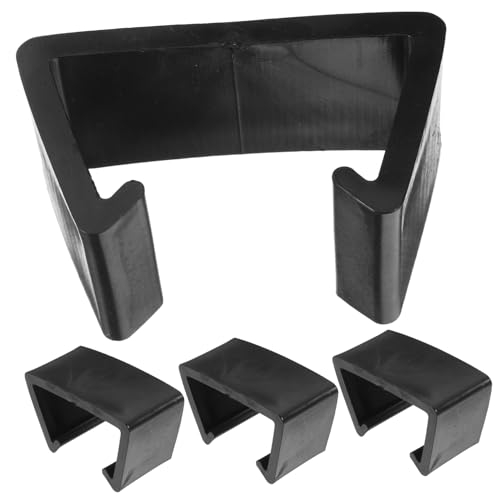 VICASKY 4Stücke Terrassenmöbel Klammern für Rattan Sofas Flexible Verbindungselemente zur Stabilisierung von Gartenmöbeln zu Montierende Clips für Lounge Möbel Schwarze von VICASKY