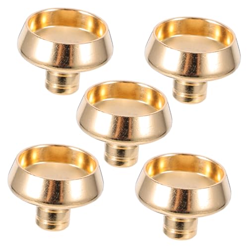 VICASKY 5 Stück Räucherstäbchenhalter aus Messing Teiliges Censer Backflow Rack mit Stabilem Dekorativem Design für Zuhause Büro und Meditation Handwerkskunst für Entspannenden Duftrauch von VICASKY