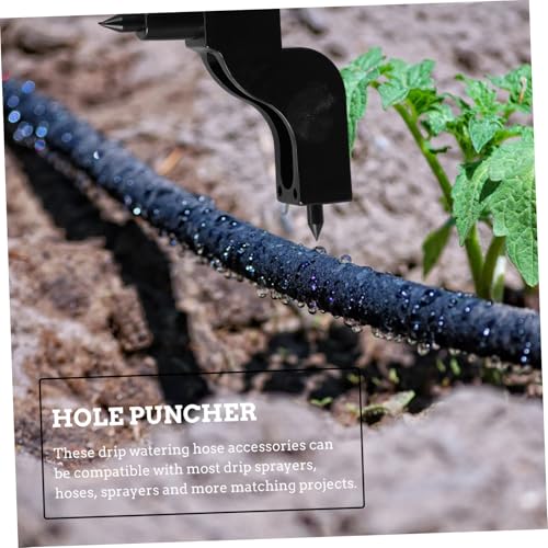 VICASKY 5 Stück Teiliges Lochstanzer für Tropfbewässerung Langlebiger PE Schlauch Stanzer Praktisch Leicht Passend für Gängige Bewässerungsrohre Effizientes Gartenbewässerungszubehör von VICASKY