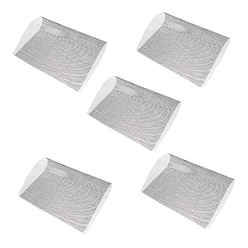 VICASKY 5 Stück Teiliges Sieb mit Maschen Feines Drainagegitter für Blumentöpfe Rechteckiges Mesh Filterpad Rostfreies Bodengitter für Zimmerpflanzen und Bonsai Töpfe von VICASKY