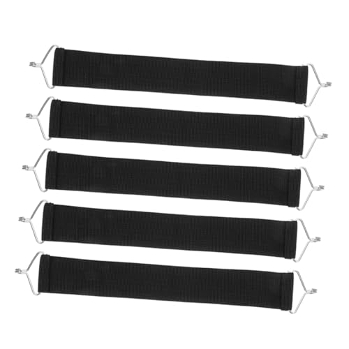 VICASKY 5 Stück Teiliges Verstärkte Schwarze Stuhlgurte für Liegestühle Schwere Belastbarkeit Langlebiges Gewebe Vielseitig für Gartenmöbel Camping und Outdoor Einfache Handhabung und von VICASKY