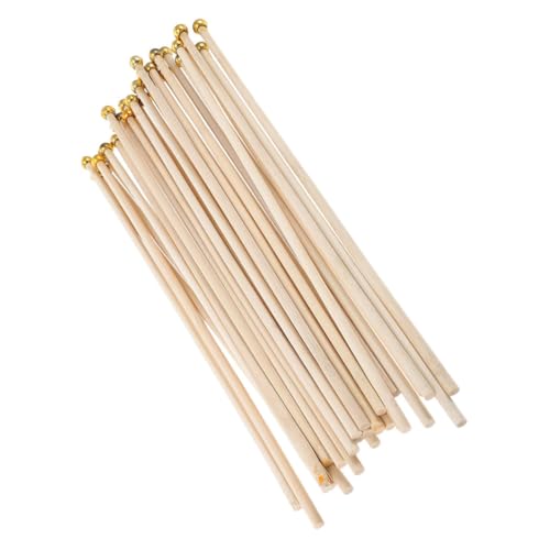 VICASKY 50 Stück Flaggenstäbe Stabile und Vielseitige Holzflaggenmasten für Partys und Verschiedene Kleine Flaggen Installieren Transportieren von VICASKY